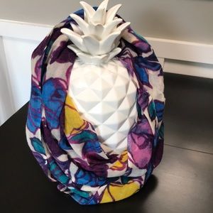 Floral infinity scarf